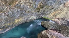 Beautiful Hidden Natural Pool in Bali Indonesia
