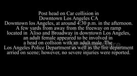 Motor vehicle accident
