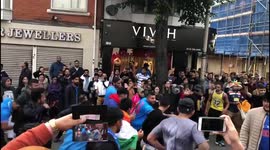 India Cricket World Cup 2019 Celebration Green Ln Rd Leicester