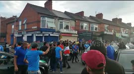 India Cricket World Cup 2019 Celebration Green Ln Rd Leicester.