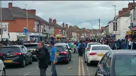 India Cricket World Cup 2019 Celebration Green Ln Rd Leicester