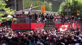 Raptors parade through downtown Toronto after winning the NBA Finals