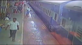 Man comes under train, scripts miraculous escape in eastern India