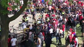 shooting in Toronto after Raptor's Parade