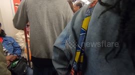 Toronto subway packed with people after Raptors victory parade so bad that the TTC had to bypass some stops during the afternoon
