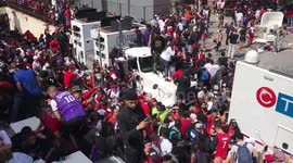Fans crown Broadcast compound after shooting in Toronto