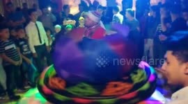 Dancer Special Show In Weddings With Umbrella's