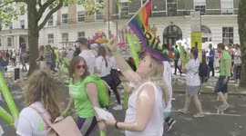 Barnardo’s and other organisations take part in London’s Gay Pride Parade