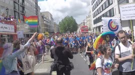 London Gay Men's Chorus sing Get Happy at London LGBT Pride