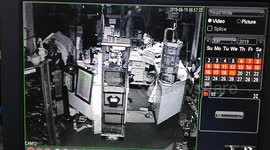 Locked cabinet opening in haunted antiques centre