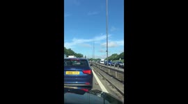 M4 on lock down. Serious accident, Air Ambulance finding it difficult to land https://t.co/I4cfHRDy5Y