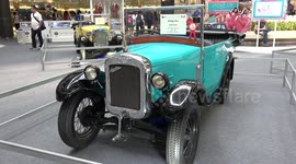 Vintage car show with rare models from the 1900s to present day