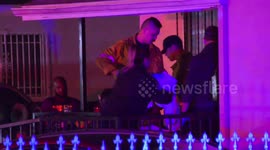 Man Shot in the Face is Transported to the Hospital