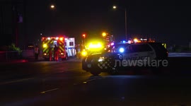 Pedestrian Transported to Hospital with Major Injuries After Being Hit by SUV on Bridge