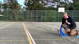 Australian science teacher has a blast with tiny rockets experiment