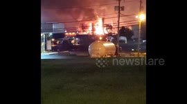 'Largest' refinery on US east coast explodes in flames