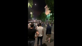 Protesters gather in Tbilisi