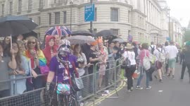 Sparkly Darth Vader at London Pride Parade