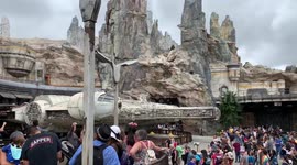 Star Wars Land Galaxy's Edge Walk Through at Disneyland