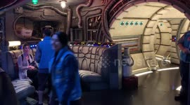 Star Wars Land Galaxy's Edge Smugglers Run Aboard The Millennium Falcon at Disneyland