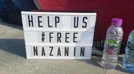 Support for the Ratcliffe Family on Day 8 of Richard Ratcliffe's Hunger Strike in Solidarity with Wife Nazarin.