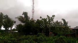 Strong winds in Padang