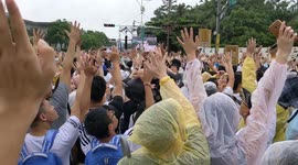 Rally in Taiwan against mainland China media influence