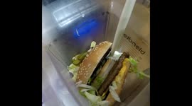 Ice cream maker creates Grand Big Mac ice cream!