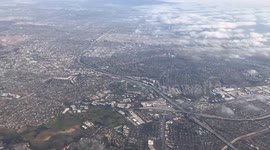 Arriving Los Angeles Airport Time Lapse
