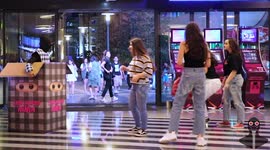 Sneaky ninja box prank hilariously frightens Beirut shoppers