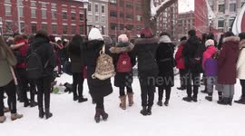 Memorial in Toronto Canada for late KPOP superstar Kim Jonghyun who died by suicide and left fans around the world mourning his death including many who weren't KPOP fans