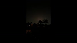 SpaceX Heavy Falcon Rocket launch from the backyard. Awesome. https://t.co/a7nYZDaQsw
