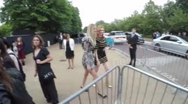 Eleanor Tomlinson Arrives At Serpentine Gallery Summer Party