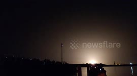 Space x Falcon heavy rocket launch from Cape Canaveral