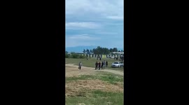 At the airport of Nizhneangarsk crash-landed and caught fire on a passenger plane An-24