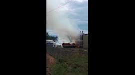 At the airport of Nizhneangarsk crash-landed and caught fire on a passenger plane An-24