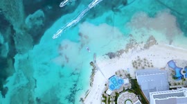 Drone Atlantic Ocean, Cancun, Mexico