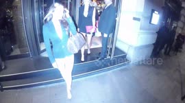 Ashley James And Jess Impiazzi depart Novikov In Mayfair