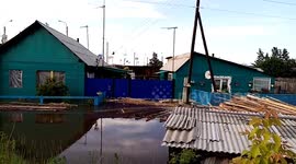 Severe flooding sees almost 2,500 homes flooded in Irkutsk, Russia