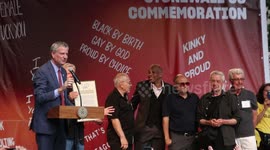 Mayor de Blasio proclaims Stonewall Day in NYC