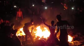 Dance Zapin Fire, Malay Cultural Heritage