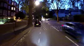 Impatient car driver beeps / honks then at the lights just ahead tells me to use the bike lane