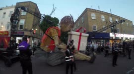 People Of Vow Amazed By Giant Puppet
