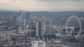 Breathtaking view on London from BT Tower rotating platform.