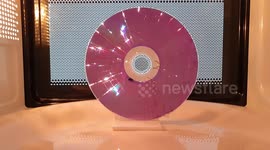 Now That's What I Call Radiation! CD takes a hit from microwave in science experiment