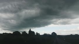 Impressive Thunderstorm Base Over N. Ireland