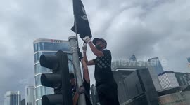 Protests on anniversary of Hong Kong return to China