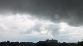 Thunderstorm over Portland, Maine