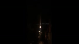 Crazy lightning strike