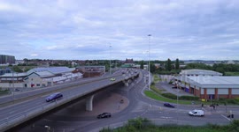 Time lapse of rush hour traffic in Leeds